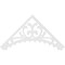 Ekena Millwork Pitch Genova Architectural Grade PVC Gable Pediment, 48"W x 24"H x 1"P (12/12) GPP048X024X100GEN - alternate 2